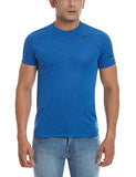 Nike Men's Round Neck T-Shirt (823229610559_718834-406_Small_Light Photo Blue)